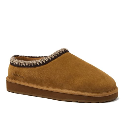 Women's Suede Furry Lined Indoor Outdoor Slippers