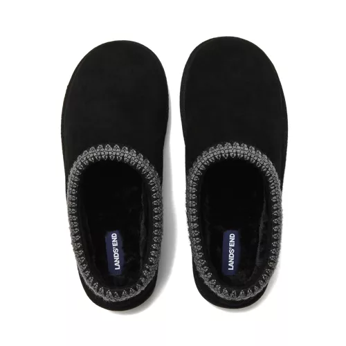 Women's Suede Hearth Slippers, alternative image