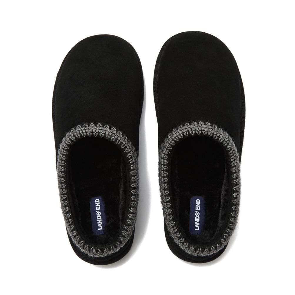 Women's Suede Hearth Slippers | Lands' End