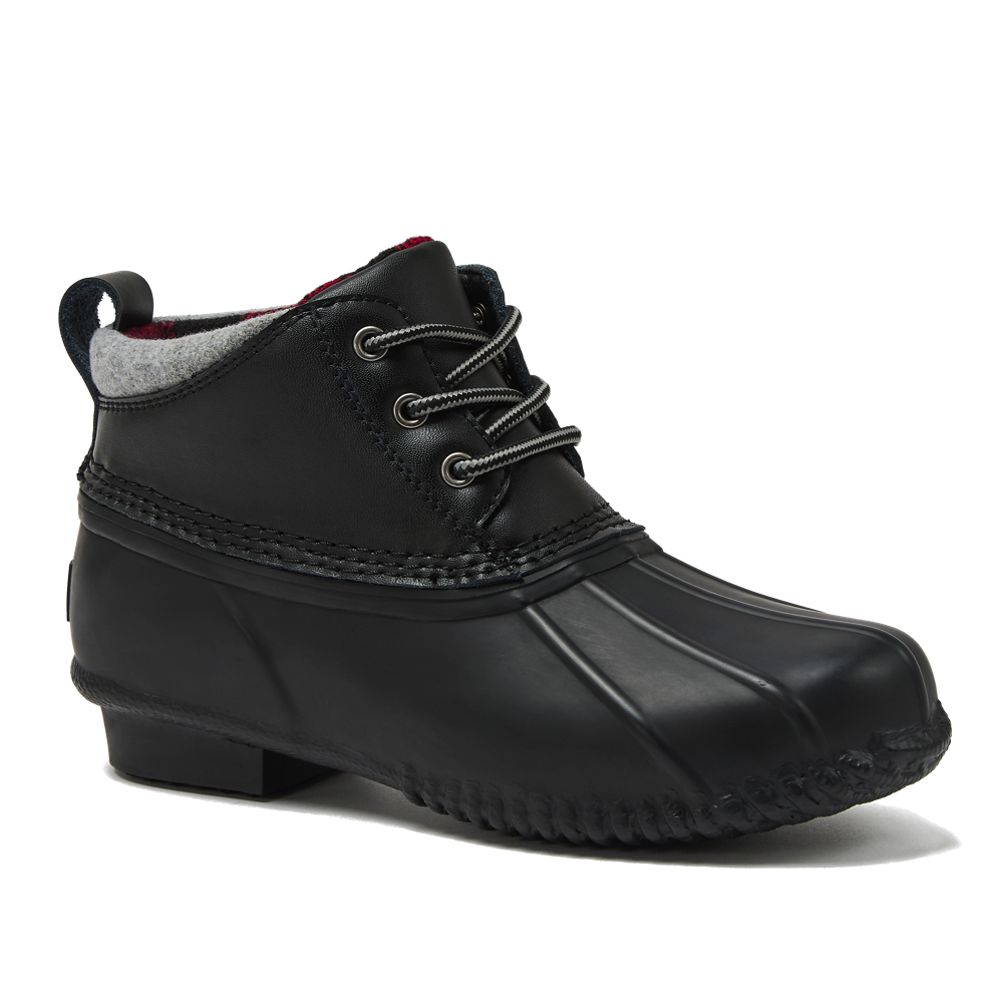 School Uniform Women's Waterproof Ankle Duck Boots Lands' End