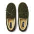 Men's Fuzzy Lined Lace Up Moccasin Slippers, alternative image