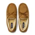 Men's Fuzzy Lined Lace Up Moccasin Slippers, alternative image
