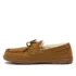 Men's Fuzzy Lined Lace Up Moccasin Slippers, alternative image