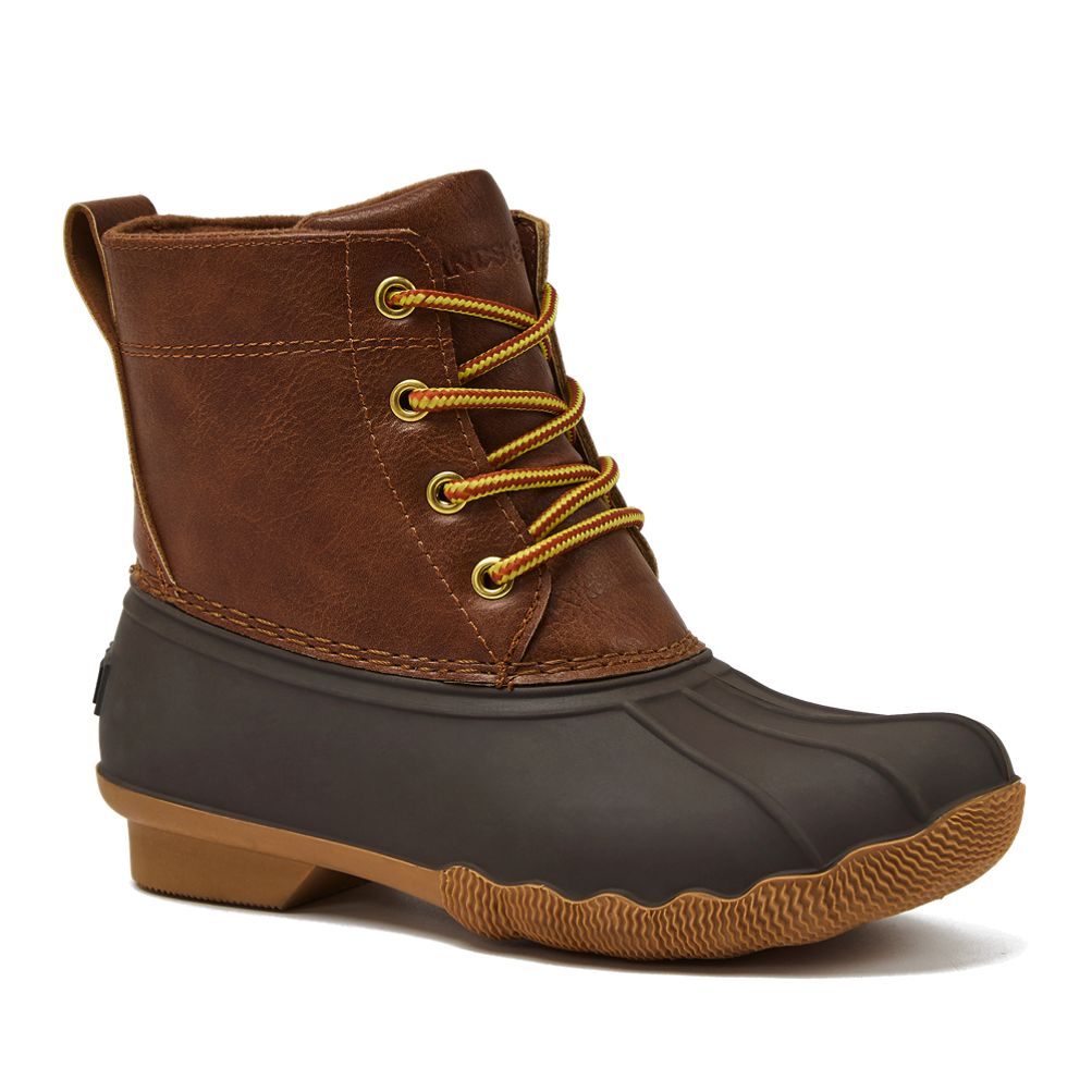 NEW Lands End 3M thinsolate Duck Boots Size 9 Water Resistant Laced NWOB Aleader Women main image 4