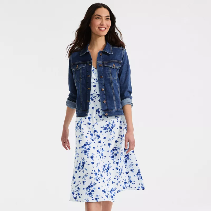 Women's Cotton Modal Off the Shoulder Wrap Midi Dress, alternative image