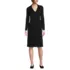 Women's Cotton Modal Collared Wrap Dress, Front