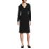 Women's Cotton Modal Collared Wrap Dress, Front