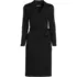Women's Cotton Modal Collared Wrap Dress, Front