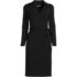Women's Cotton Modal Collared Wrap Dress, Front
