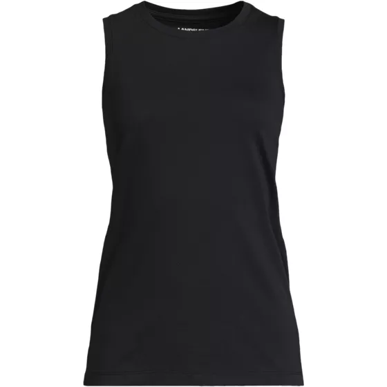 Women's Supima Cotton Crew Neck Tank - primary