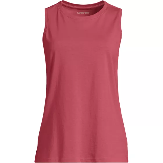 Women's Supima Cotton Crew Neck Tank - primary