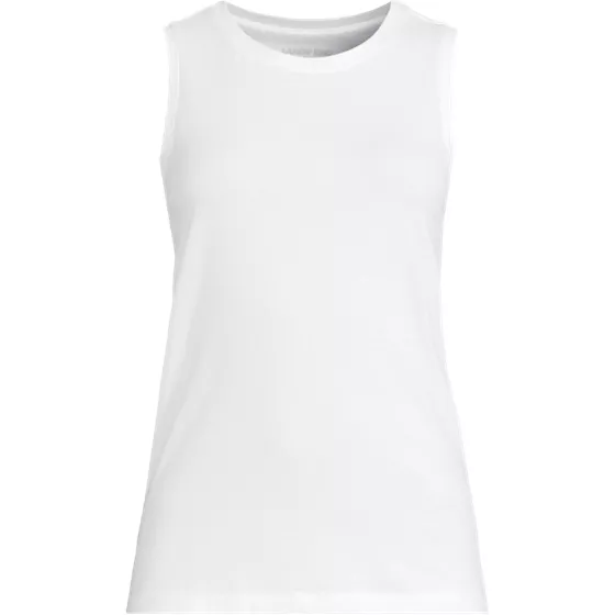 Women's Tall Supima Cotton Crew Neck Tank - primary