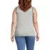 Women's Plus Size Supima Cotton Crew Neck Tank, Back