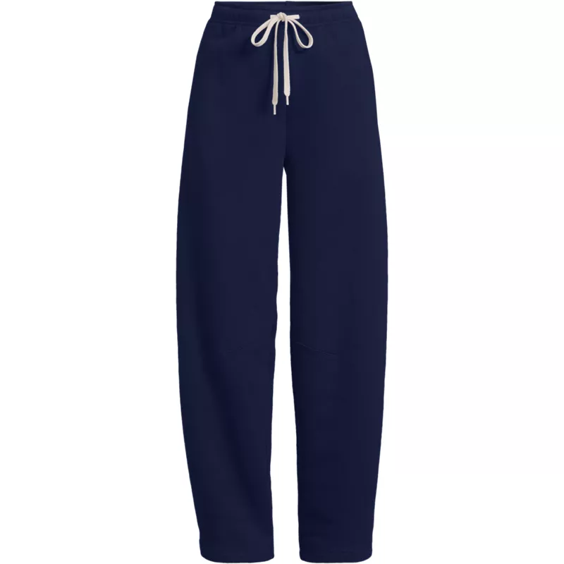 Women's Plus Size Serious Sweats High Rise Barrel Pants, Front