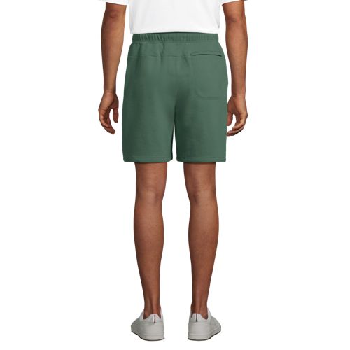  Lands' End Serious Sweats Shorts, Herren, Größe:44-46 Regular, Grün, Baumwoll-mischung/polyester-mischung, By Lands' End 