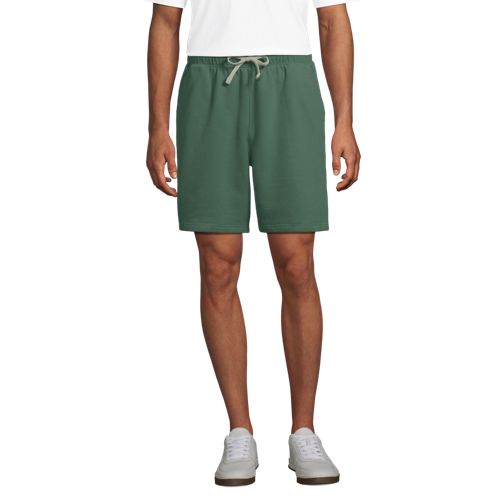  Lands' End Serious Sweats Shorts, Herren, Größe:44-46 Regular, Grün, Baumwoll-mischung/polyester-mischung, By Lands' End 