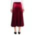 Women's Velvet Wrap Midi Skirt, Back