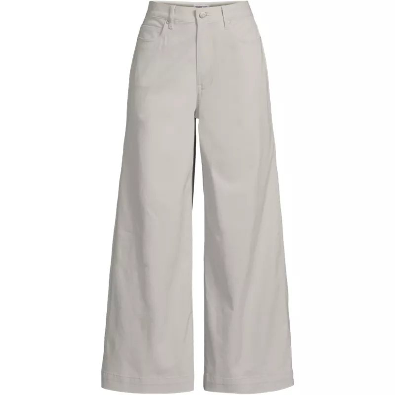 Women's Knockabout Chino High Rise 5 Pocket Wide Leg Crop Pants, Front