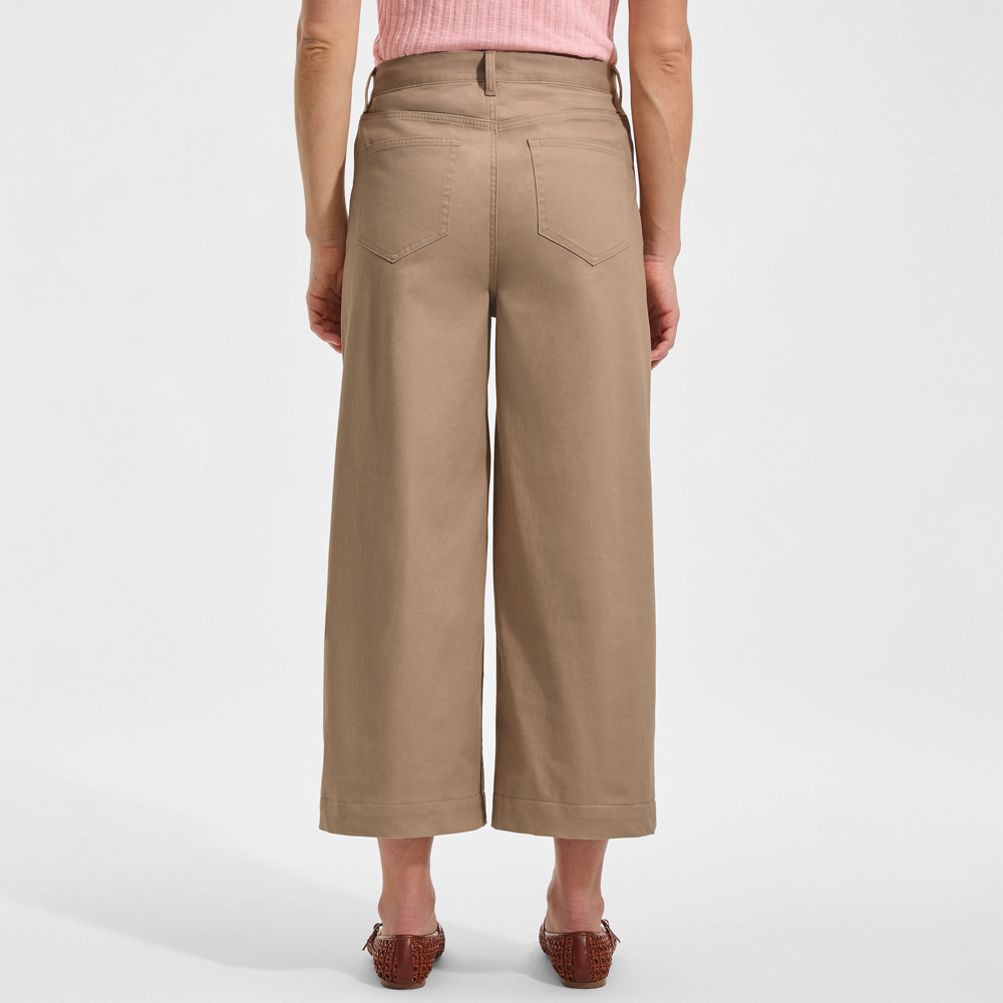 Women's Knockabout Chino High Rise 5 Pocket Wide Leg Crop Pants