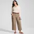 Women's Plus Size Knockabout Chino High Rise 5 Pocket Wide Leg Crop Pants, alternative image