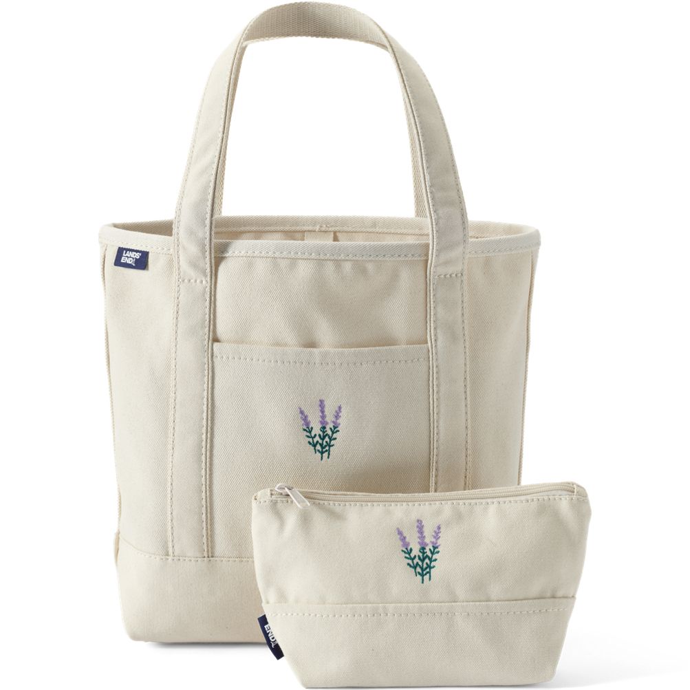 Limited Edition Lavender Fields Tote and Pouch | Lands' End