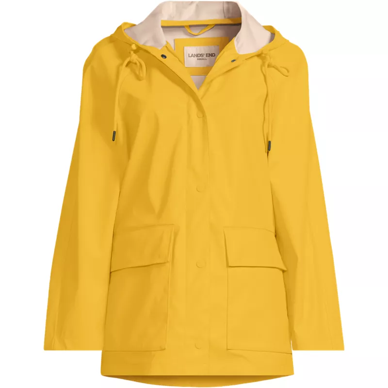Women's Plus Size Squall A-line Slicker Raincoat, Front