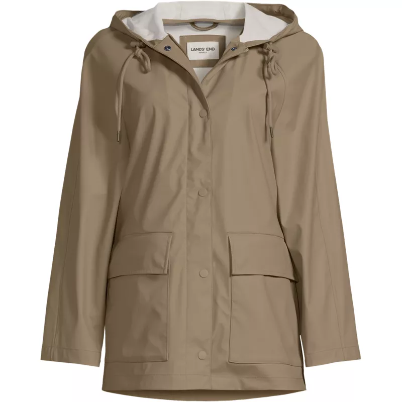 Women's Plus Size Squall A-line Slicker Raincoat, Front