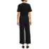 Women's Cotton Modal Tie Waist V Neck Jumpsuit, Back