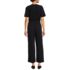 Women's Cotton Modal Tie Waist V Neck Jumpsuit, Back