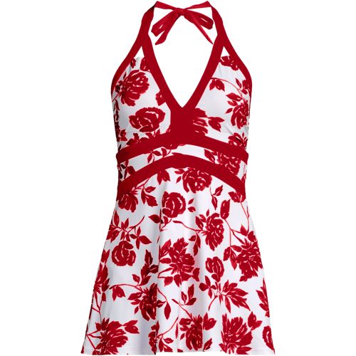 halter floral dress mini Hold Me Close Floral Halter Neck Tie Mini Dress (Blue Floral)