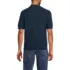 Men's Short Sleeve Fine Gauge Sweater Polo, Back