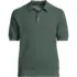 Men's Short Sleeve Fine Gauge Sweater Polo, Front