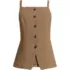 Women's Plus Size Washable Suiting Button Front Vest, Front