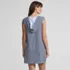 Women's SunShade UPF 50 Quickdry Sleeveless Mini Swim Cover-Up Dress, Back