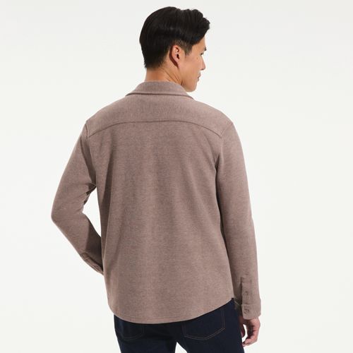  Lands' End Bedford-hemdjacke, Herren, Größe:44-46 Regular, Braun, Baumwoll-mischung/polyester-mischung, By Lands' End 