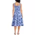 Women's Princess Seamed Cotton Poplin Midi Dress, Back