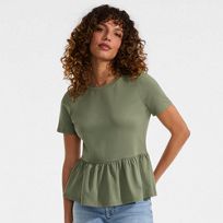 T-shirt Actif Manches Courtes Pour Femme - Raspberry - Taille S - Marque Lands' End - Occasion Très Bon état