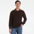 Men's Long Sleeve Drifter Polo Sweater, Front