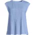 Women's Cap Sleeve Lightweight Jersey Pintuck Swing Top, Front
