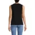 Women's Slub Decorative Trim Tank Top, Back