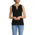 Women's Slub Decorative Trim Tank Top, Front