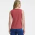 Women's Slub Decorative Trim Tank Top, Back
