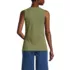Women's Micro Rib Square Neck Tank, Back