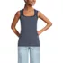 Women's Micro Rib Square Neck Tank, Front