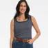Women's Micro Rib Square Neck Tank, alternative image