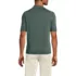 Men's Short Sleeve Vertical Rib Button Down Sweater Polo, Back