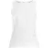 Women's Petite Linen Sleeveless Peplum Top, Front
