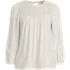 Women's 3/4 Sleeve Eyelet Mix Flowy Top, Front