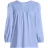 Women's Plus Size 3/4 Sleeve Eyelet Mix Flowy Top, Front