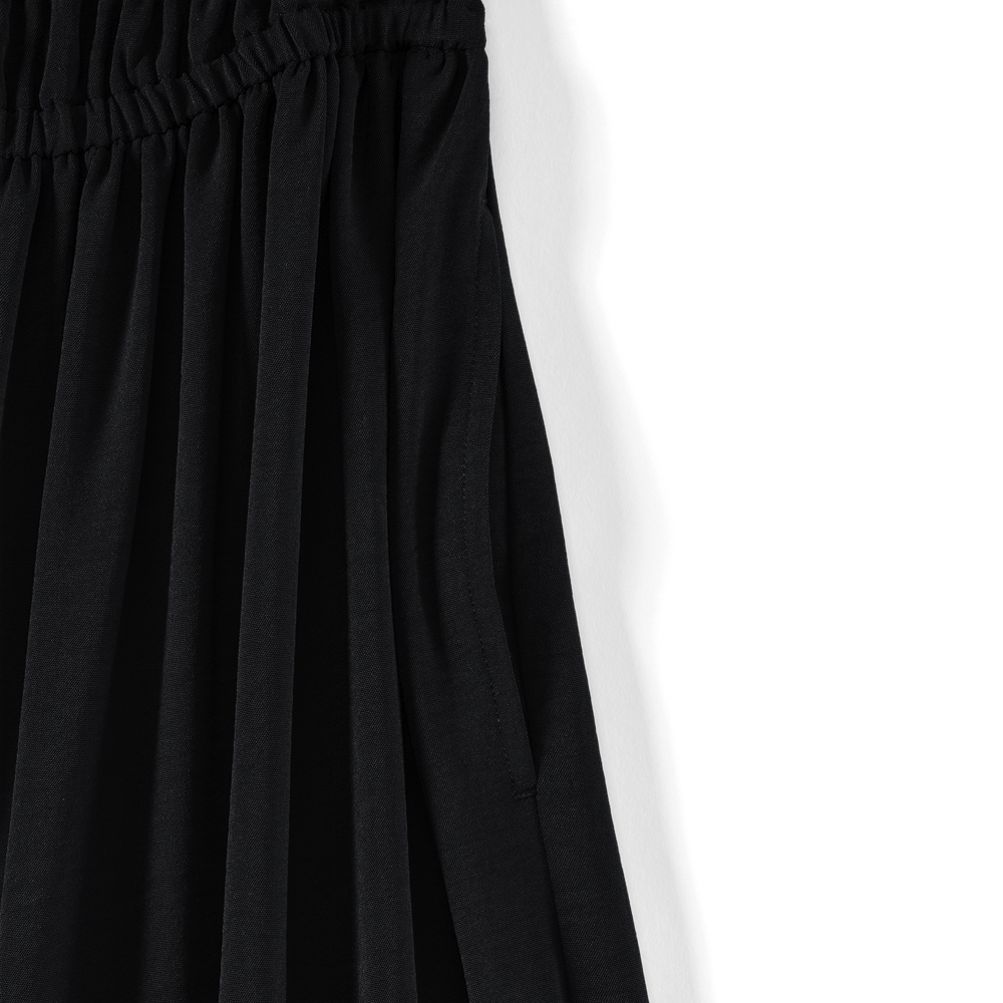lands end smocked midi dress Lands' End Women's Drapey Flannel Smocked Midi Dress with Ruffle Strap